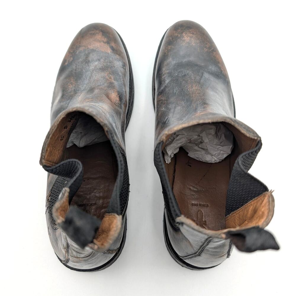 Frye Bowery Chelsea Ankle Boots Men's Stonewashed Leather Size US10D EU43 - Picture 10 of 11